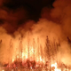 The Rim Fire in the Stanislaus National Forest, in August 2013